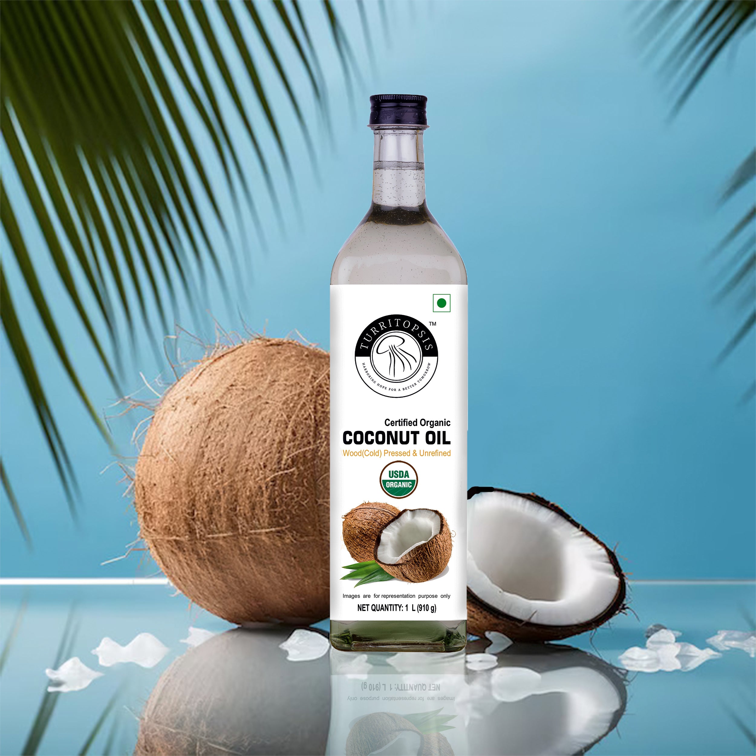 Organic coconut oil for Cooking Pure Natural Unrefined Cold Pressed