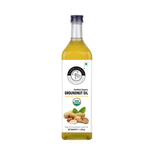 Certified Organic Pure Groundnut Oil