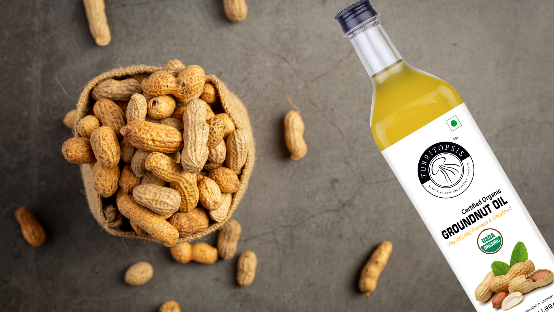 usda certified organic groundnut oil