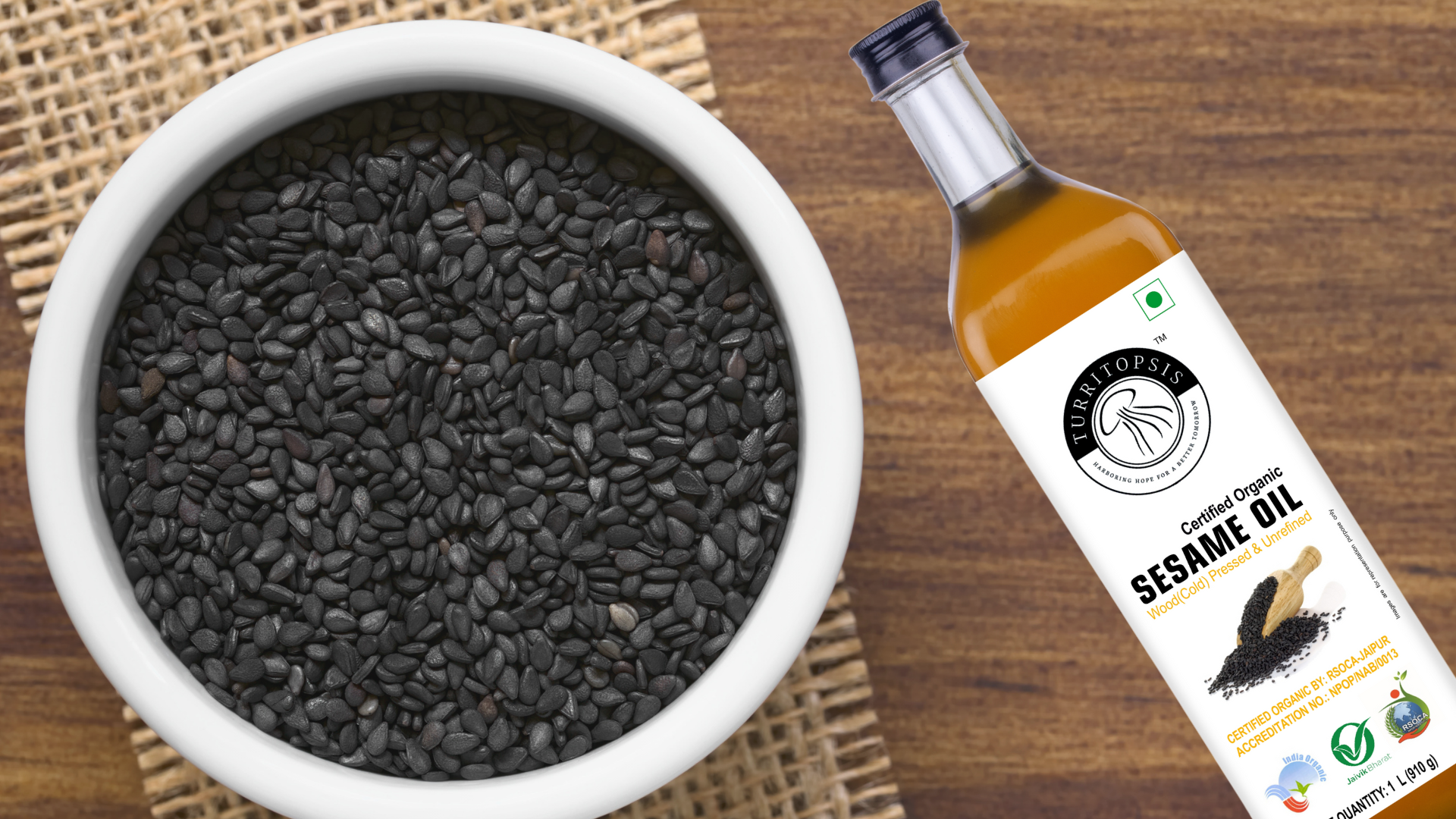 usda certified organic sesame oil